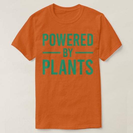 植物力動力ベジタリアンビーガントレーニング工場P Tシャツ (デザイン正面)