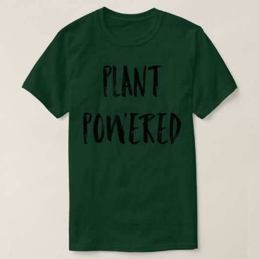 植物動力おもしろいベジタリアンやる気を起こさせるかわいいV Tシャツ (デザイン正面)