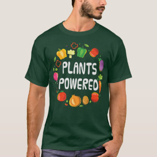植物動力ビーガンTee植物ベースのベジタリアン男性 Tシャツ