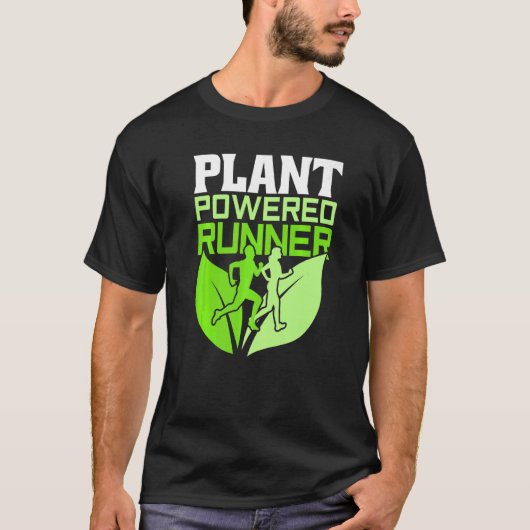 植物動力ランナーランニングの Tシャツ (正面)
