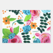 植物包ポップ・アートの装紙シート ラッピングペーパーシート (正面3)