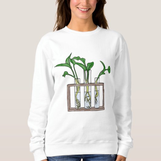 植物化学者ラボラトリー植物成長実験棟 スウェットシャツ (正面)