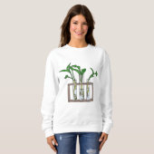 植物化学者ラボラトリー植物成長実験棟 スウェットシャツ (正面フル)