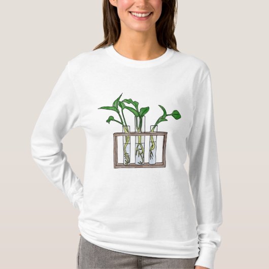 植物化学者ラボラトリー植物成長実験棟 Tシャツ (正面)