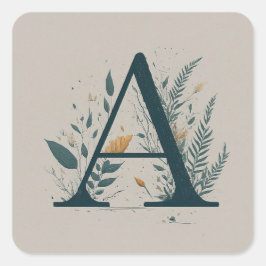 植物単図 スクエアシール