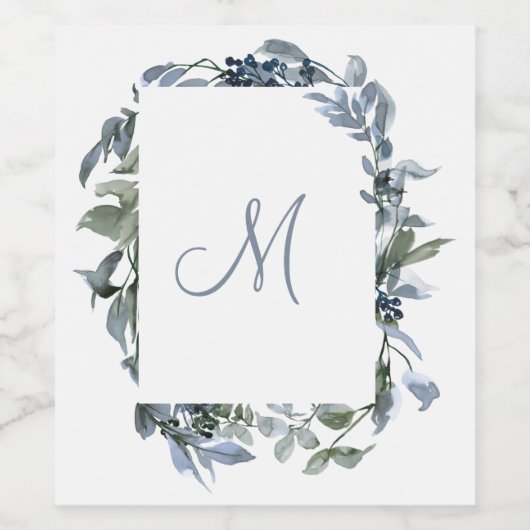 植物単図 ワインラベル (シングルラベル)