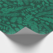 植物印モダン象包装紙 ラッピングペーパー (角)