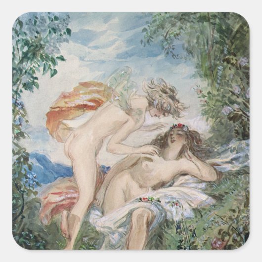 植物及びゼファー スクエアシール (正面)