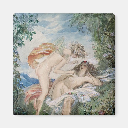 植物及びゼファー マグネット (正面)