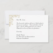 植物商モダン用サンキューカード サンキューカード (裏面)