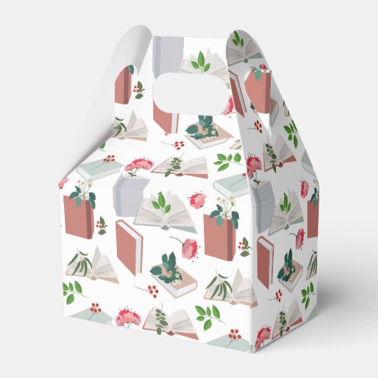 植物図書読館の模様 フェイバーボックス (裏面サイド)