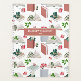 植物図書読館の模様 プランナー手帳