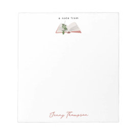 植物図書読館名前をカスタムする ノートパッド