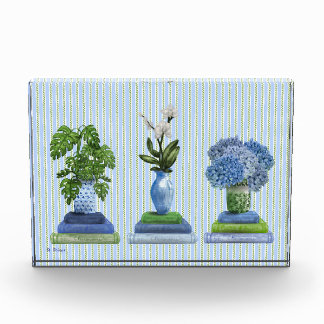 植物図鑑と本のフォトブロック フォトブロック