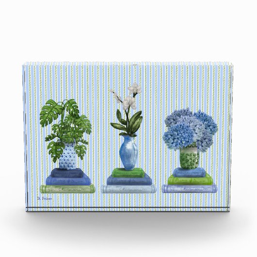 植物図鑑と本のフォトブロック フォトブロック (正面)