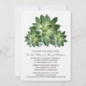 植物園のウェディング　～多肉植物に囲まれて誓う愛～ 招待状 (正面)