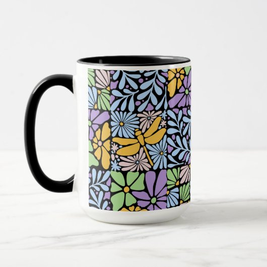 植物園のトンボ マグカップ (左)