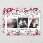 植物園の喜ばしい挨拶 | フォトカード シーズンカード (正面/裏面)