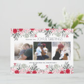 植物園の喜ばしい挨拶 | フォトカード シーズンカード (スタンド正面)