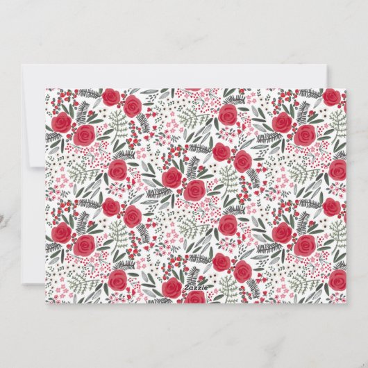 植物園の喜ばしい挨拶 | フォトカード シーズンカード (裏面)