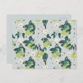 植物園の梨と蜂フローラ シーズンポストカード (正面/裏面)