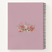 植物園の森オフィス スパイラル ノートブック (裏面)