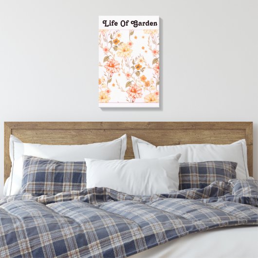 植物園の生活 キャンバスプリント (インサイチュ (寝室))
