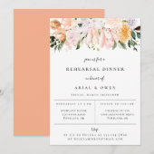 植物園の花のリハーサルディナー 案内状 (正面/裏面)