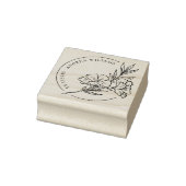 植物園の花卉 Ex Libris ラバースタンプ (スタンプ)