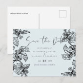 植物園の葉　予算　結婚式 ポストカード (正面/裏面)