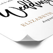 植物園は私たちのサイン結婚にようこそ ポスター (角)