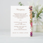 植物園エレガントフローラ結婚披露宴 エンクロージャーカード (スタンド正面)