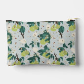 植物園キッチンの梨とハチフローラ アクセサリーポーチ (裏面)