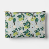 植物園キッチンの梨とハチフローラ アクセサリーポーチ (正面)