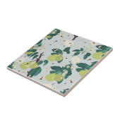 植物園キッチンの梨とハチフローラ タイル (側面)