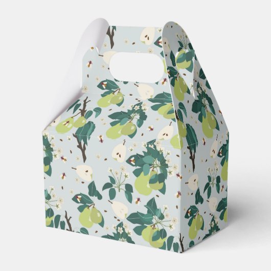 植物園キッチンの梨とハチフローラ フェイバーボックス (裏面サイド)