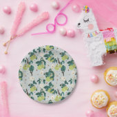 植物園キッチンの梨とハチフローラ ペーパープレート (パーティー)