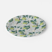 植物園キッチンの梨とハチフローラ ペーパープレート (アングル)