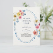 植物園トロピカルグリーン引っ越し祝いパーティーパーティー 招待状 (スタンド正面)