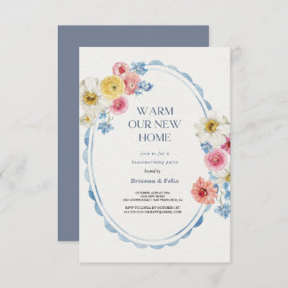 植物園トロピカルグリーン引っ越し祝いパーティーパーティー 招待状