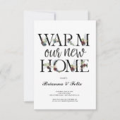 植物園トロピカルグリーン引っ越し祝いパーティーパーティー 招待状 (正面)