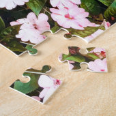 植物園ピンクの花NSW ジグソーパズル (側面)