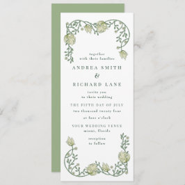 植物園フローラ結婚式招待状 招待状