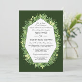 植物園伝統的結婚式招待状 招待状 (スタンド正面)