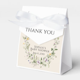 植物園小さな1つ開花赤ちゃんシャワー フェイバーボックス