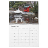 植物園日本の写真 カレンダー (1月 2027)