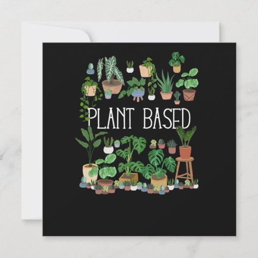 植物園植物ベース 招待状 (正面)