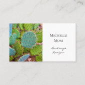 植物園砂漠多肉植物 名刺 (正面)