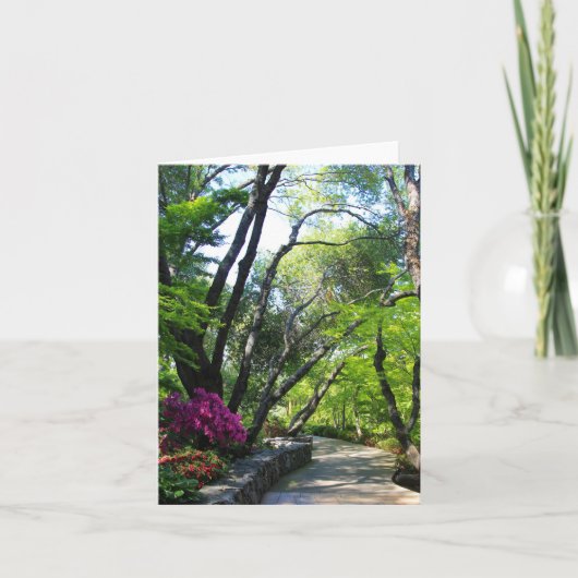 植物園空白のカード カード (正面)