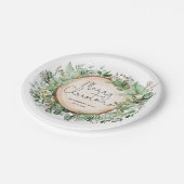 植物園素朴メリークリスマス ペーパープレート (アングル)